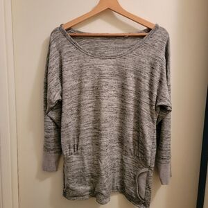 Athleta Womens Gray Workout Wear Sz M